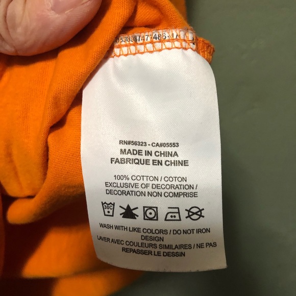 Nike Size Small Orange T-shirt with short sleeves - Picture 4 of 4